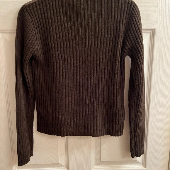 RUE21~VINTAGE~SUEDEBROWN SWEATER/JACKET~S-M - Picture 11 of 11